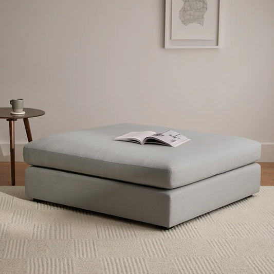 Otomano Modular de 45" - Blanco cuarzo