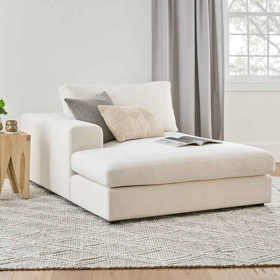 Módulo de sofa Flexi de 99,5 cm (39,5") - Blanco cuarzo