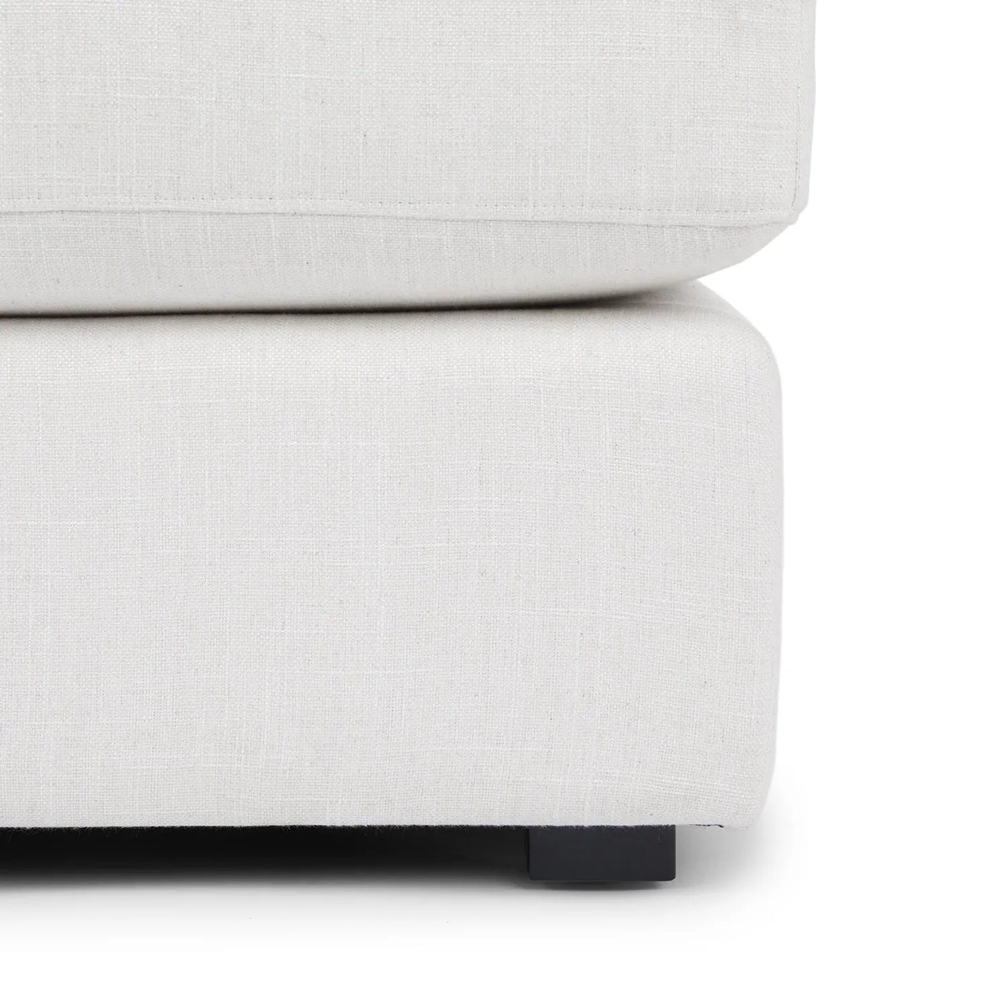 Otomano Modular de 45" - Blanco cuarzo