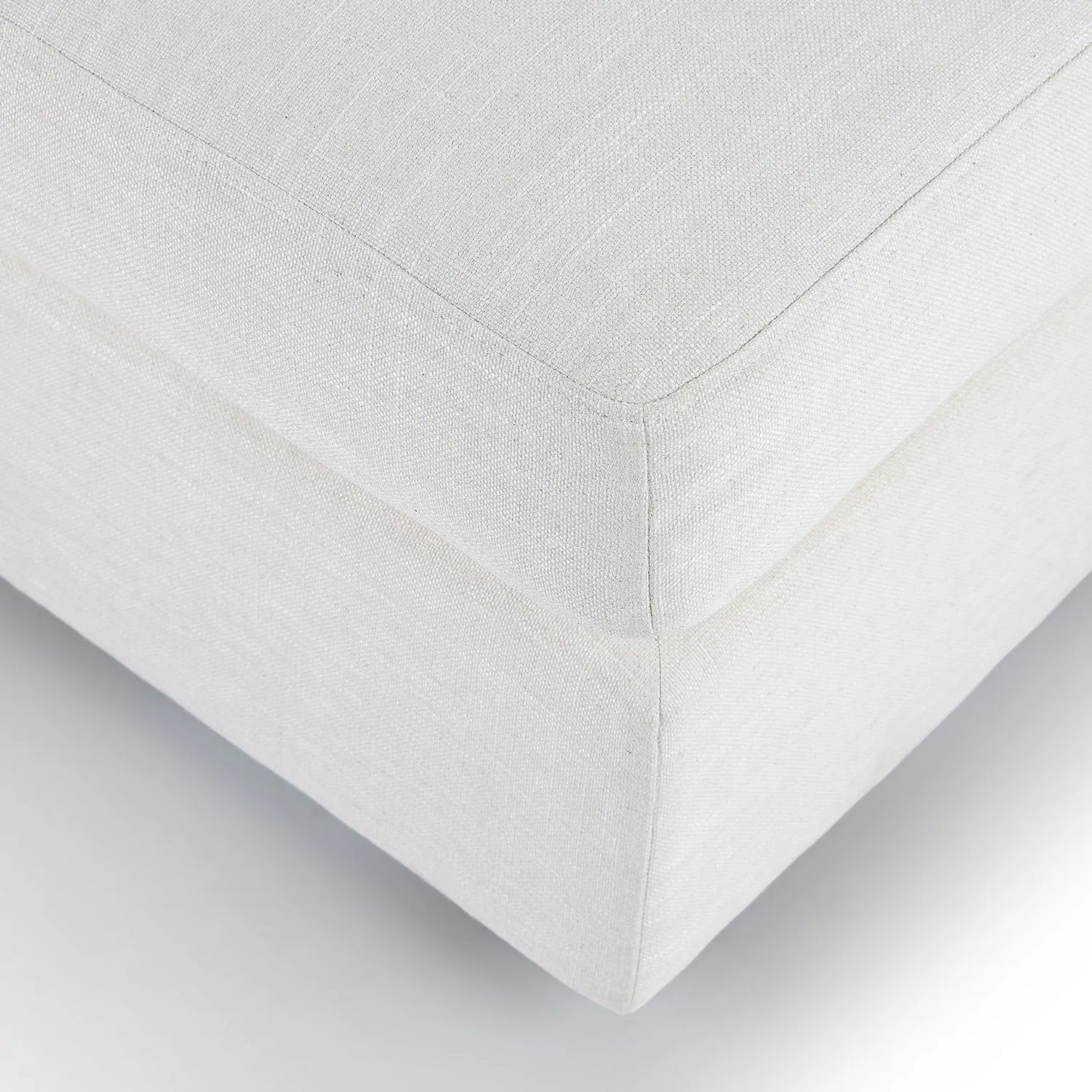 Otomano Modular de 45" - Blanco cuarzo