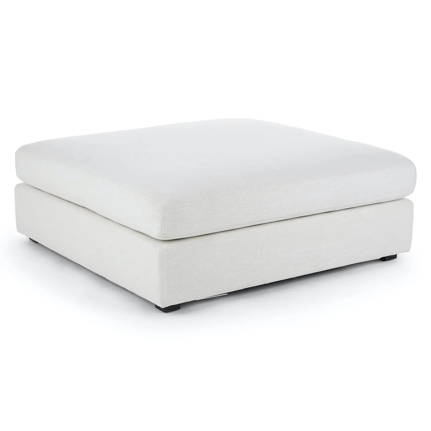 Otomano Modular de 45" - Blanco cuarzo