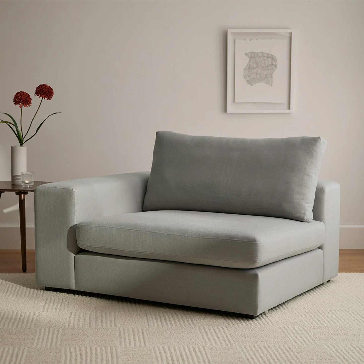 Módulo de sofa Flexi de 99,5 cm (39,5") - Blanco cuarzo
