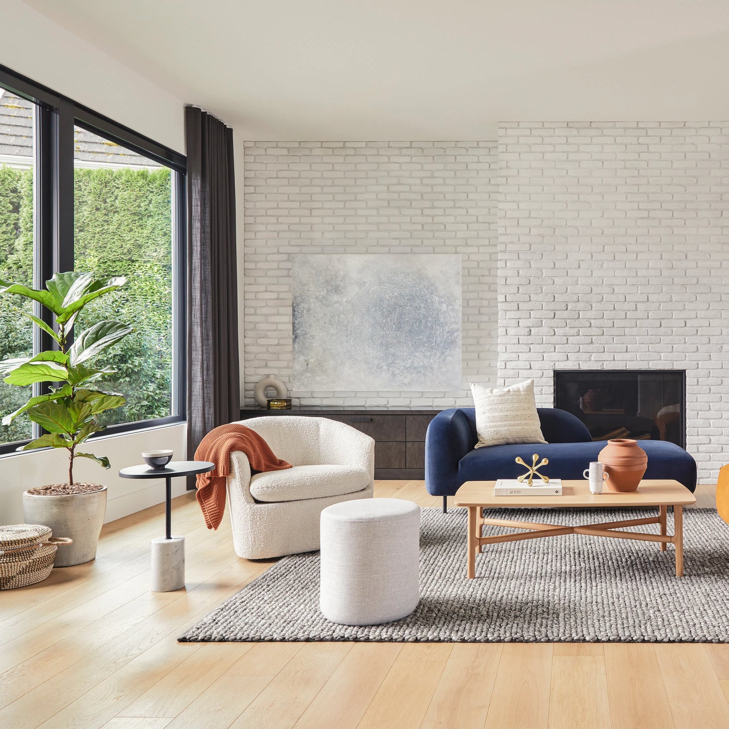 Sillón giratorio Turoy de 32,5" - marfil