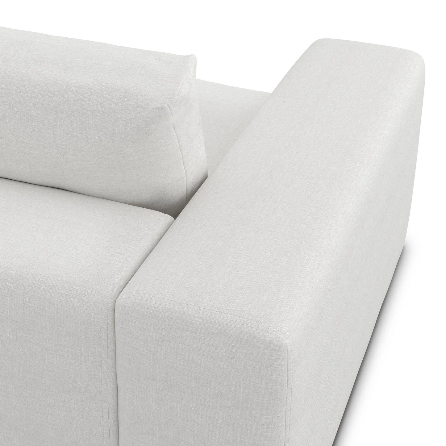 Sofá modular Flexi de 98" - Blanco cuarzo