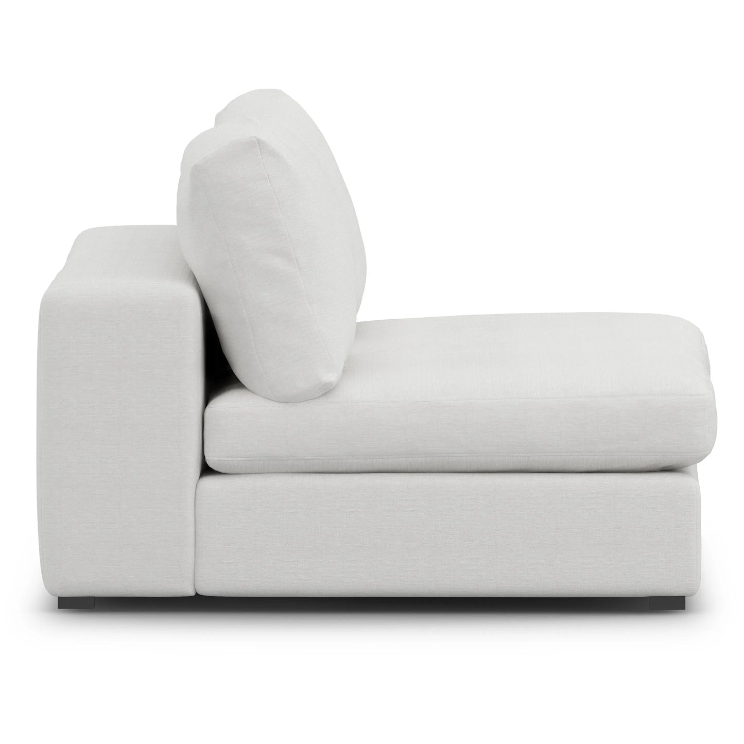 Sofá modular sin brazos Beta de 79 - Blanco cuarzo
