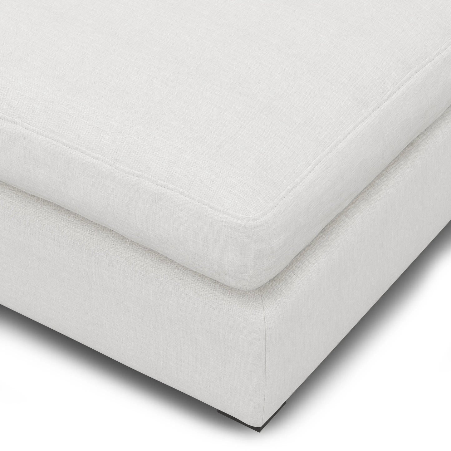 Sofá modular sin brazos Beta de 79 - Blanco cuarzo
