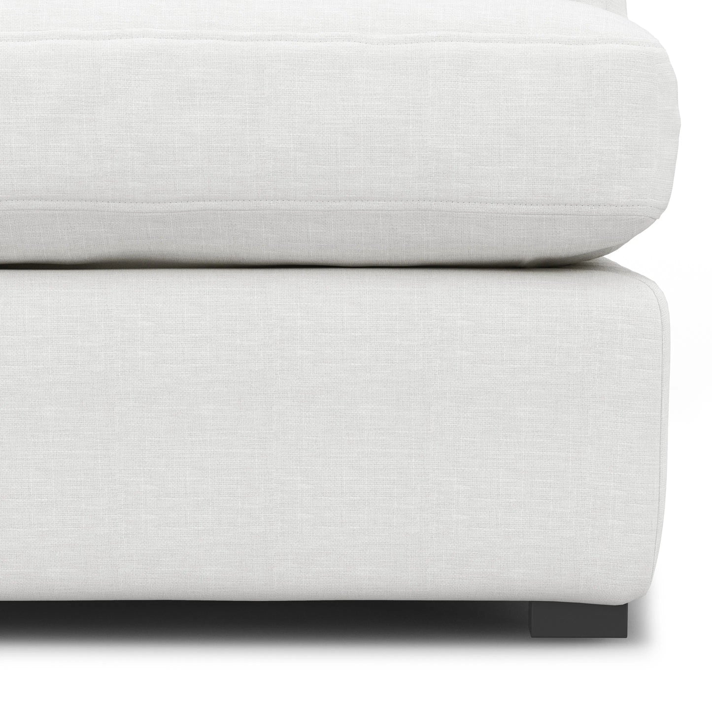 Sofá modular sin brazos Beta de 79 - Blanco cuarzo