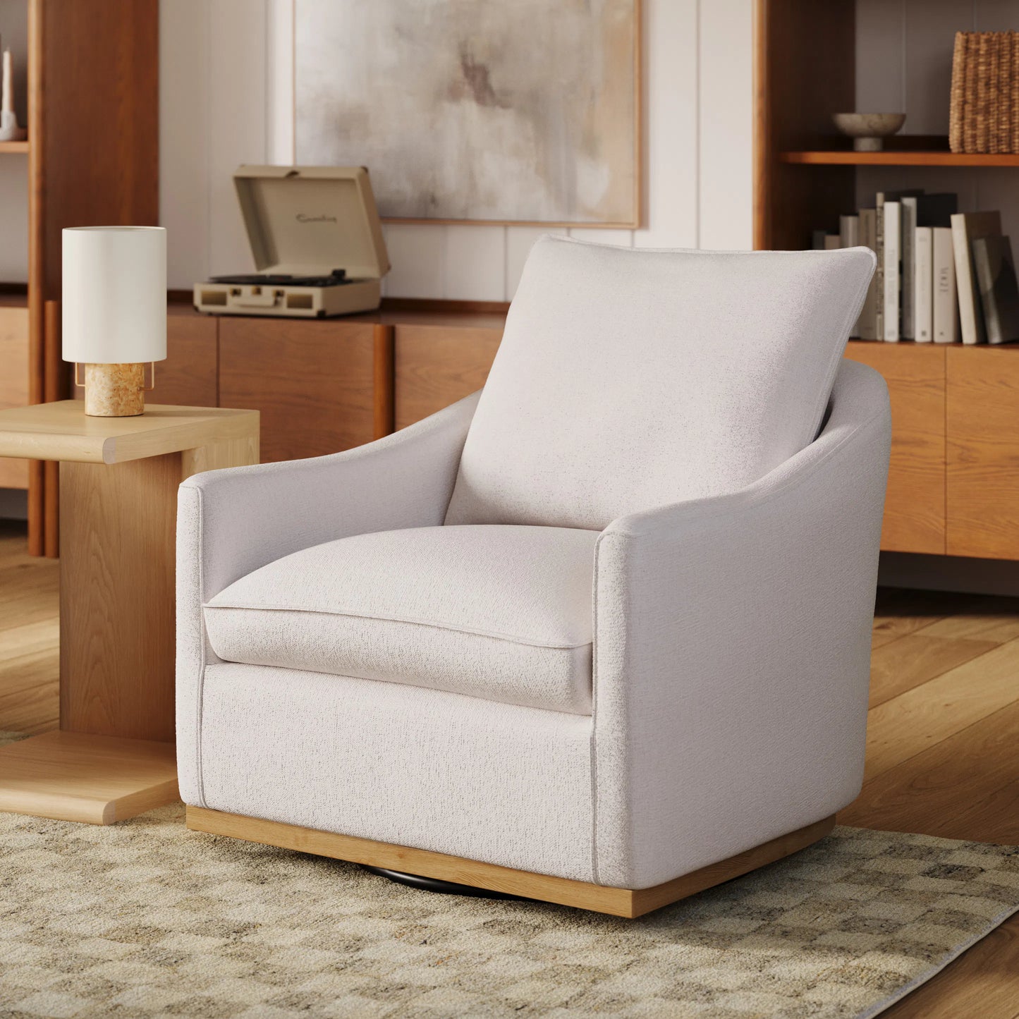Sillón giratorio de 86 cm (34") - Blanco