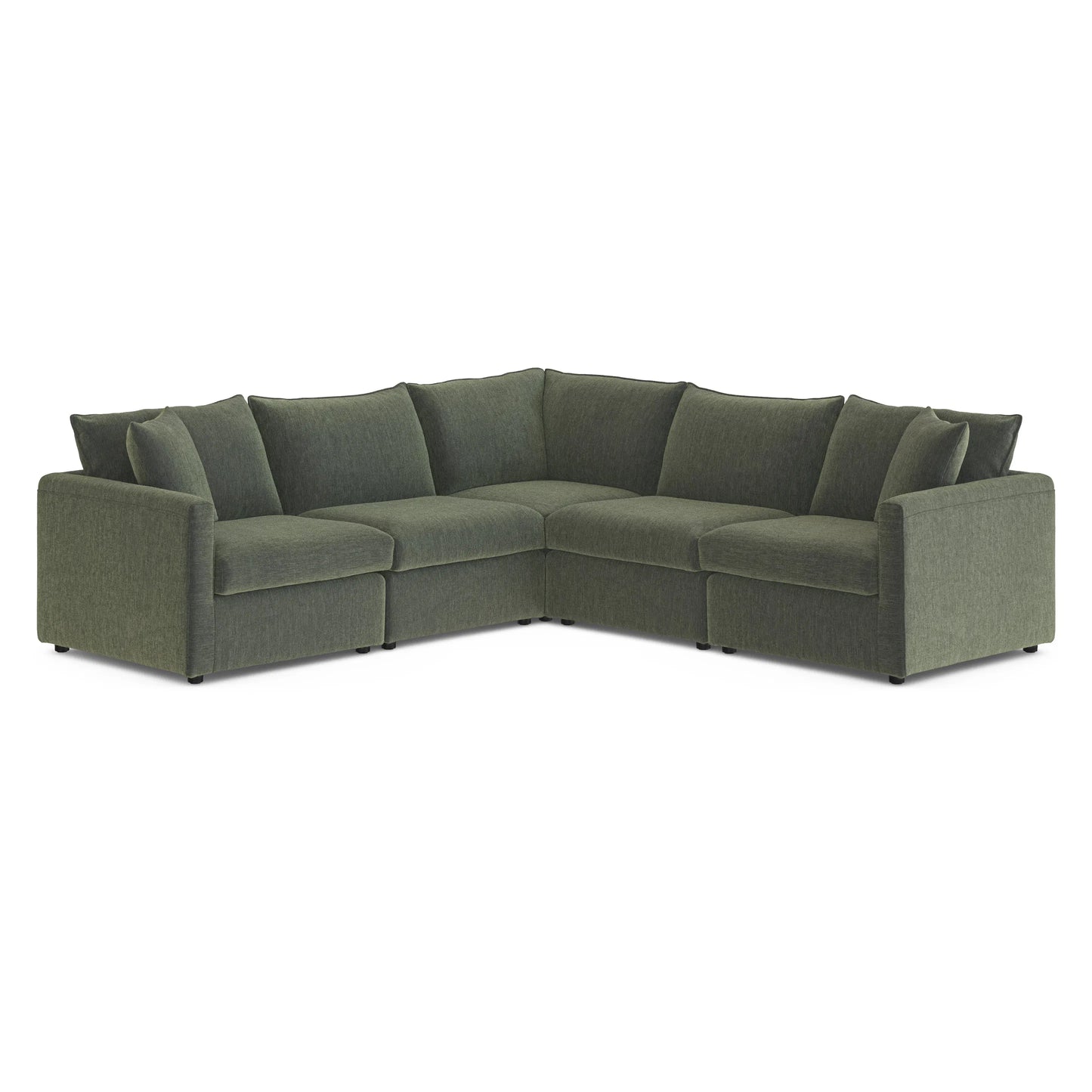 Seccional esquinero Lenae de 106" - Eleos Green